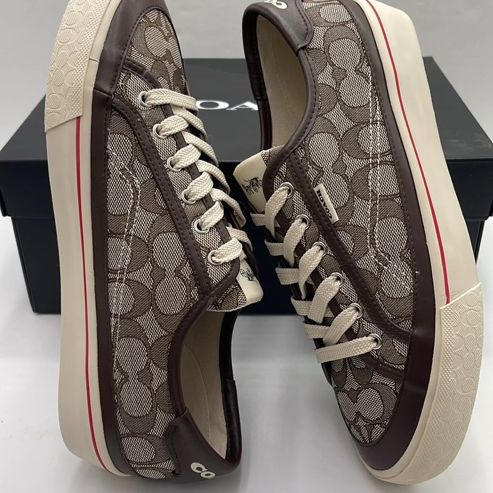 Coach Men's CITYSOLE PLATFORM Sneakers 
OAK/SADDLE
C5931 QGB 10011275JAX - Picture 11 of 16